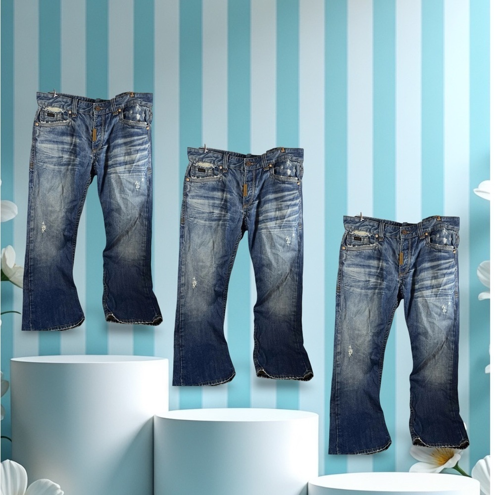 Rivet De Cru Men’s Jeans Straight Size 40X32